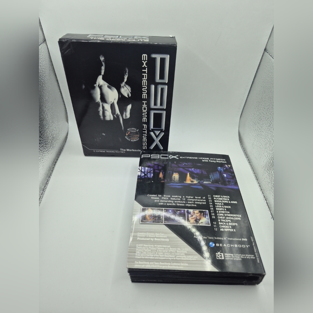 P90X Extreme Home Fitness The Workouts 13 DVD Set 12 Training Routines